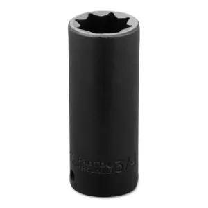 Stanley® Products Torqueplus Metric Deep Impact Sockets 1/2 in, 1/2 in Drive, 27 mm, 6 Points, 7327M