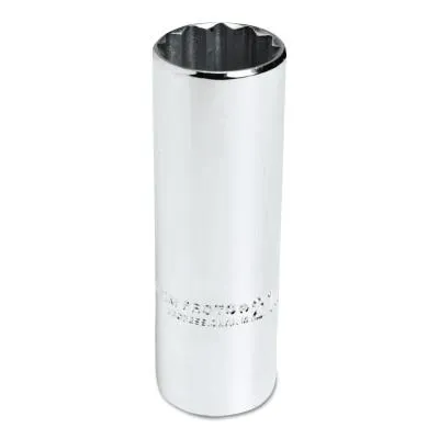 Stanley?? Products Torqueplus Metric Deep Sockets 1/2 in, 1/2 in Drive, 14 mm, 12 Points, 5314M