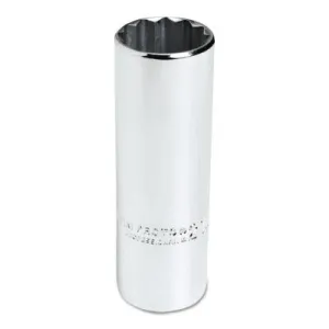 Stanley® Products Torqueplus Metric Deep Sockets 1/2 in, 1/2 in Drive, 15 mm, 12 Points, 5315M