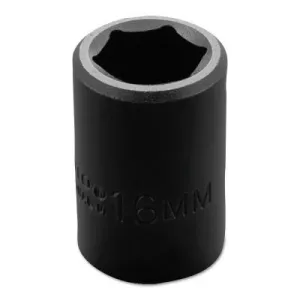 Stanley® Products Torqueplus Metric Impact Sockets 1/2 in, 1/2 in Drive, 16 mm, 6 Points, 7416M