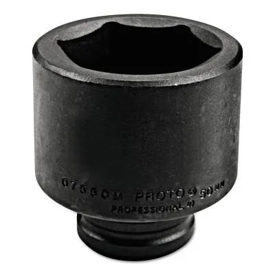 Stanley?? Products Torqueplus Metric Impact Sockets 3/4 in, 3/4 in Drive, 31 mm, 6 Points, 07531M
