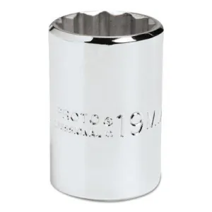 Stanley® Products Torqueplus Metric Sockets 1/2 in, 1/2 in Drive, 18 mm, 6 Points, 5418MH
