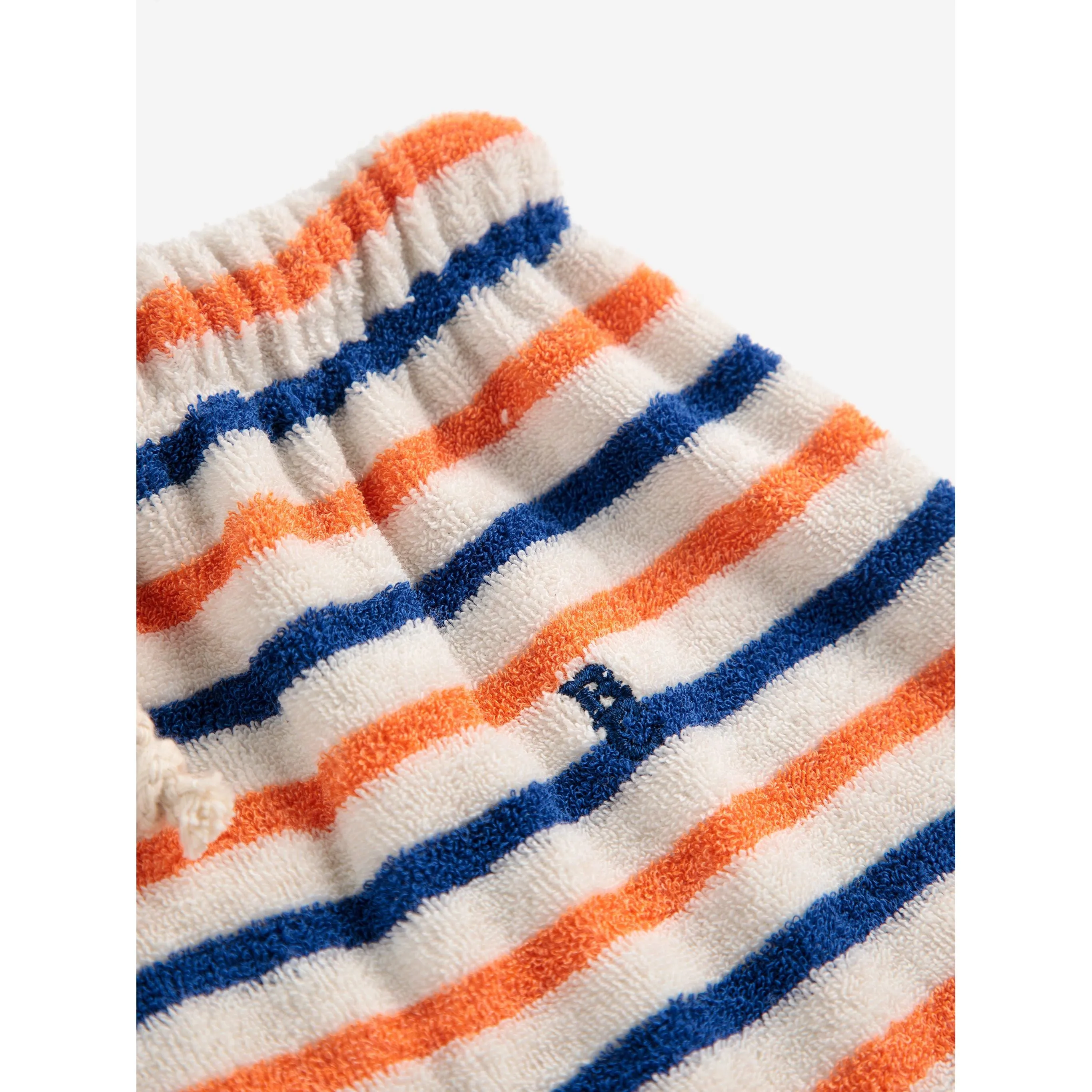 Striped Terry Cloth Harem Pants