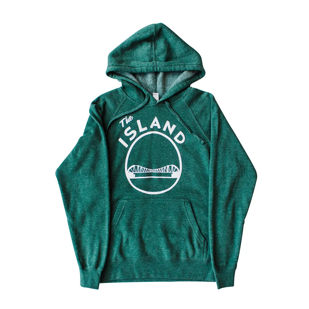 THE ISLAND ADULT PULLOVER RAGLAN HOODIE