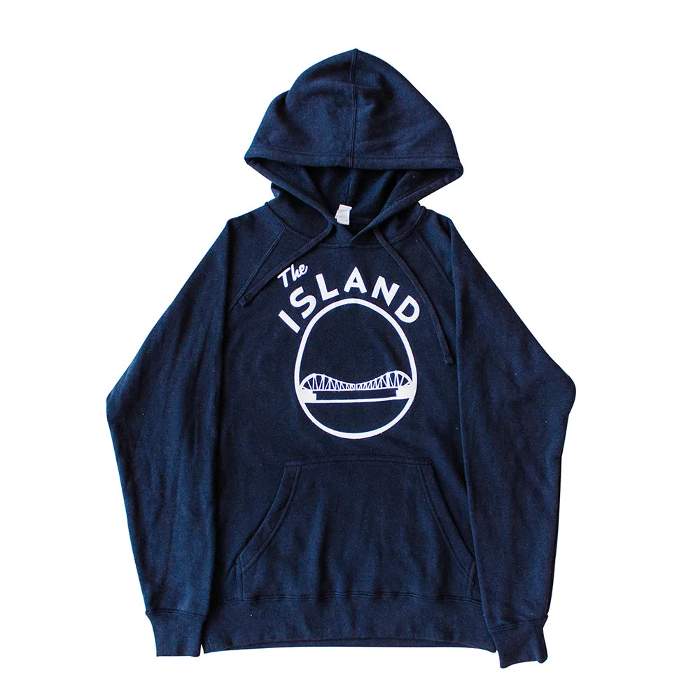 THE ISLAND ADULT PULLOVER RAGLAN HOODIE