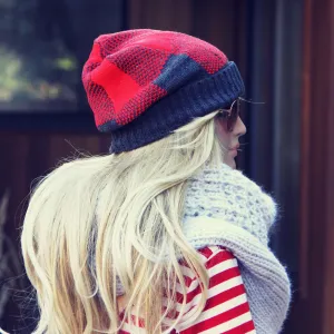 The Shadow Plaid Beanie