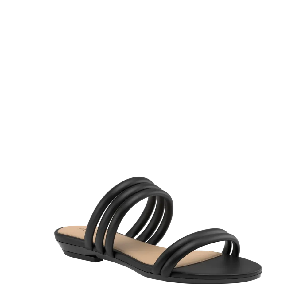 The Slide - Coal Leather Rope 3 Stiletto
