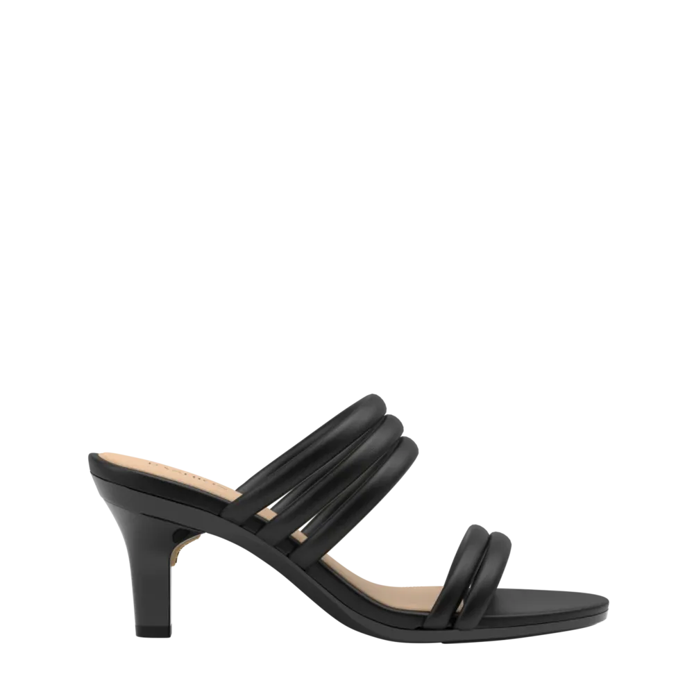 The Slide - Coal Leather Rope 3 Stiletto