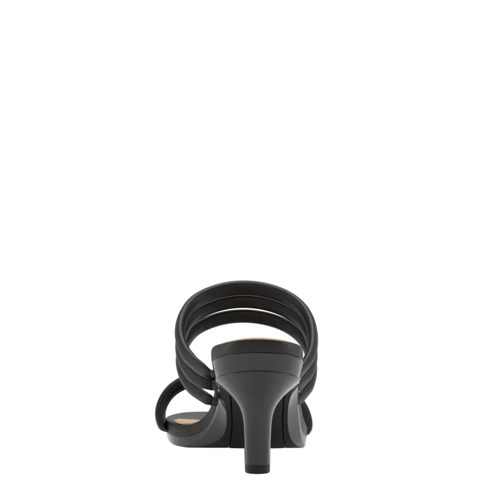 The Slide - Coal Leather Rope 3 Stiletto