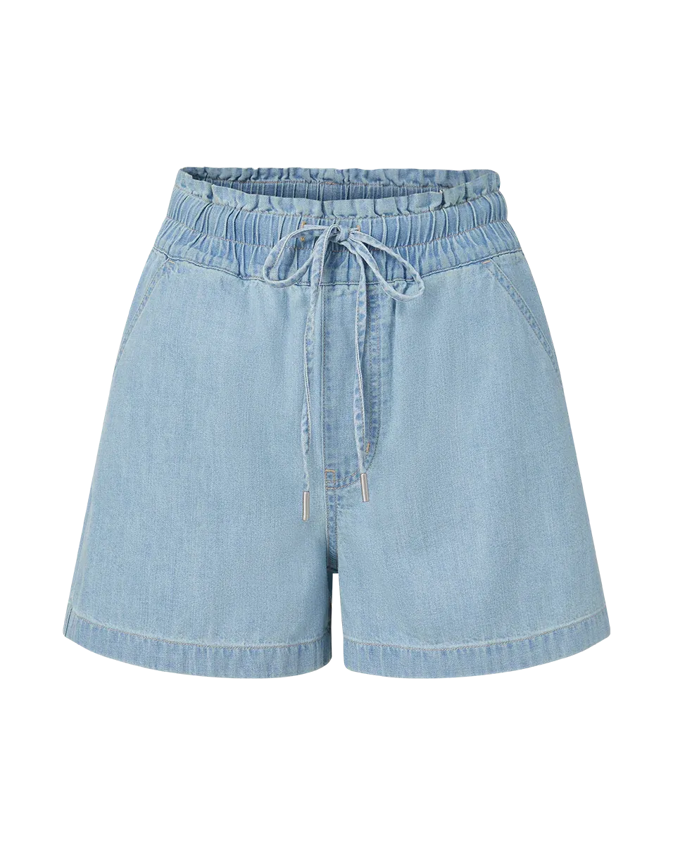 TIJANA CHAMBRAY SHORT IN SKY