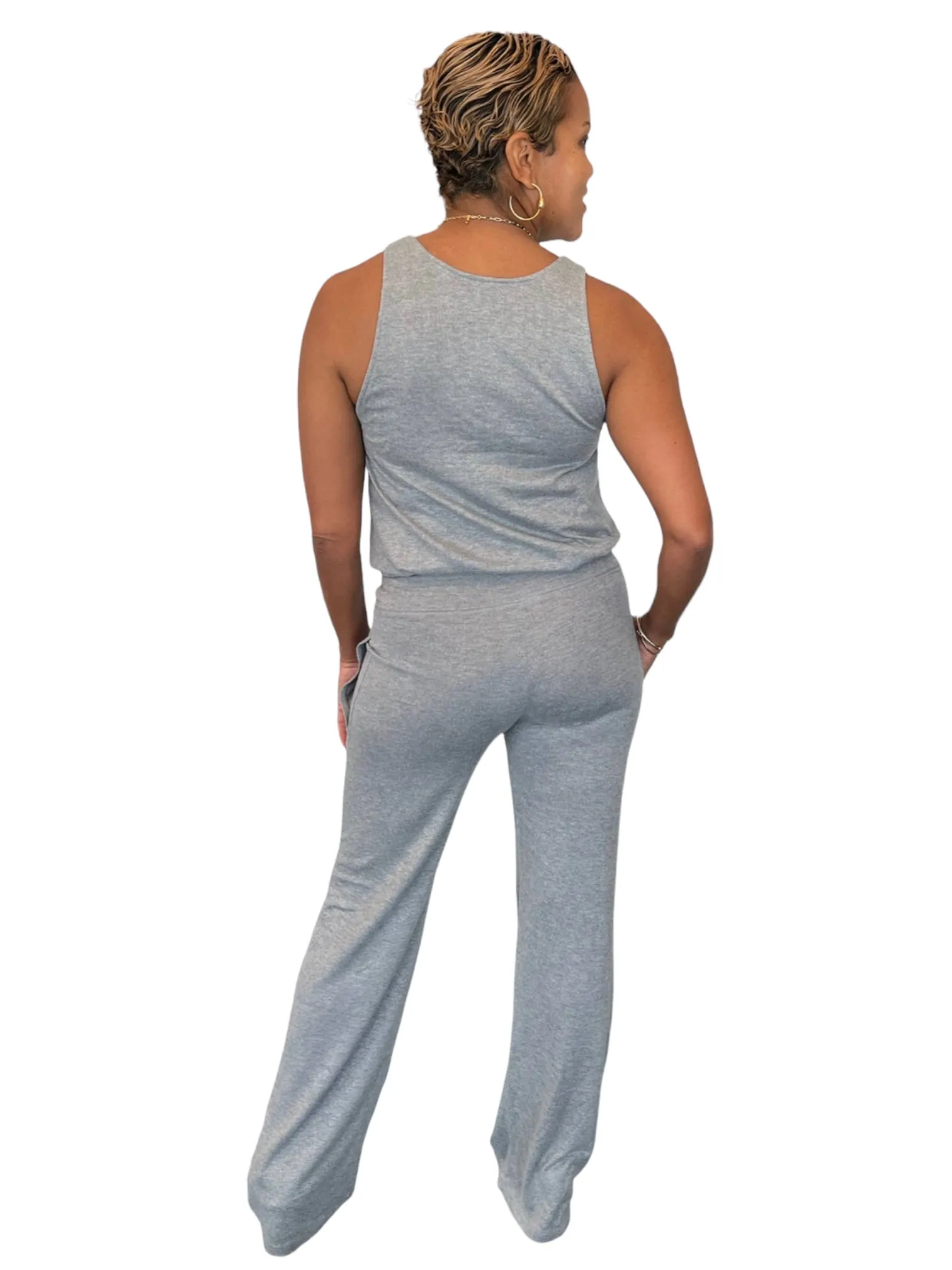 Tina - Heather Grey Tank - TN-155