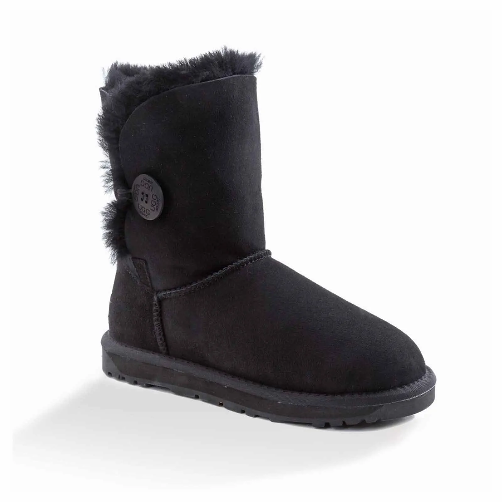 Ugg Boots Classic Short Button Black 35