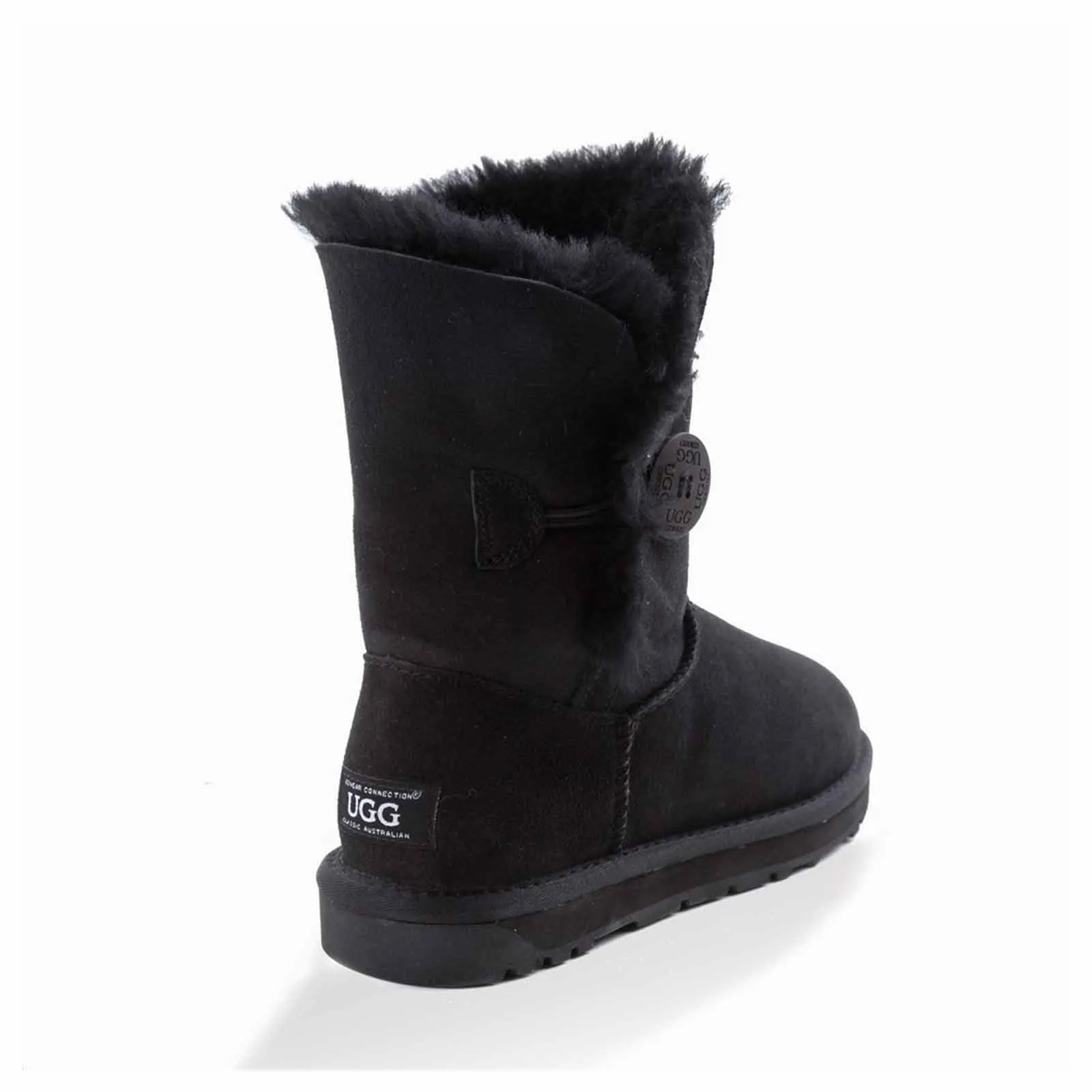 Ugg Boots Classic Short Button Black 35