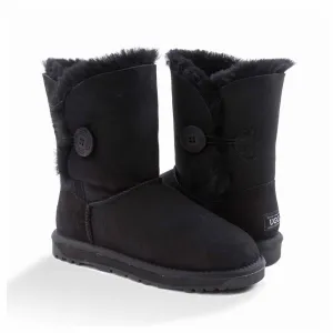 Ugg Boots Classic Short Button Black 35