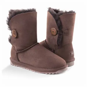 Ugg Boots Classic Short Button Chocolate 36
