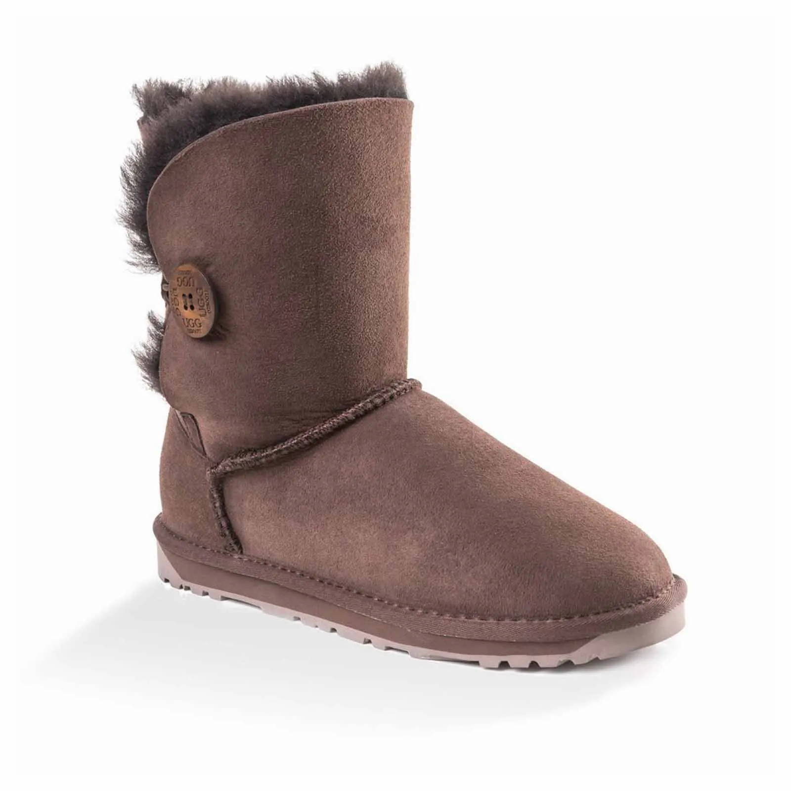 Ugg Boots Classic Short Button Chocolate 36