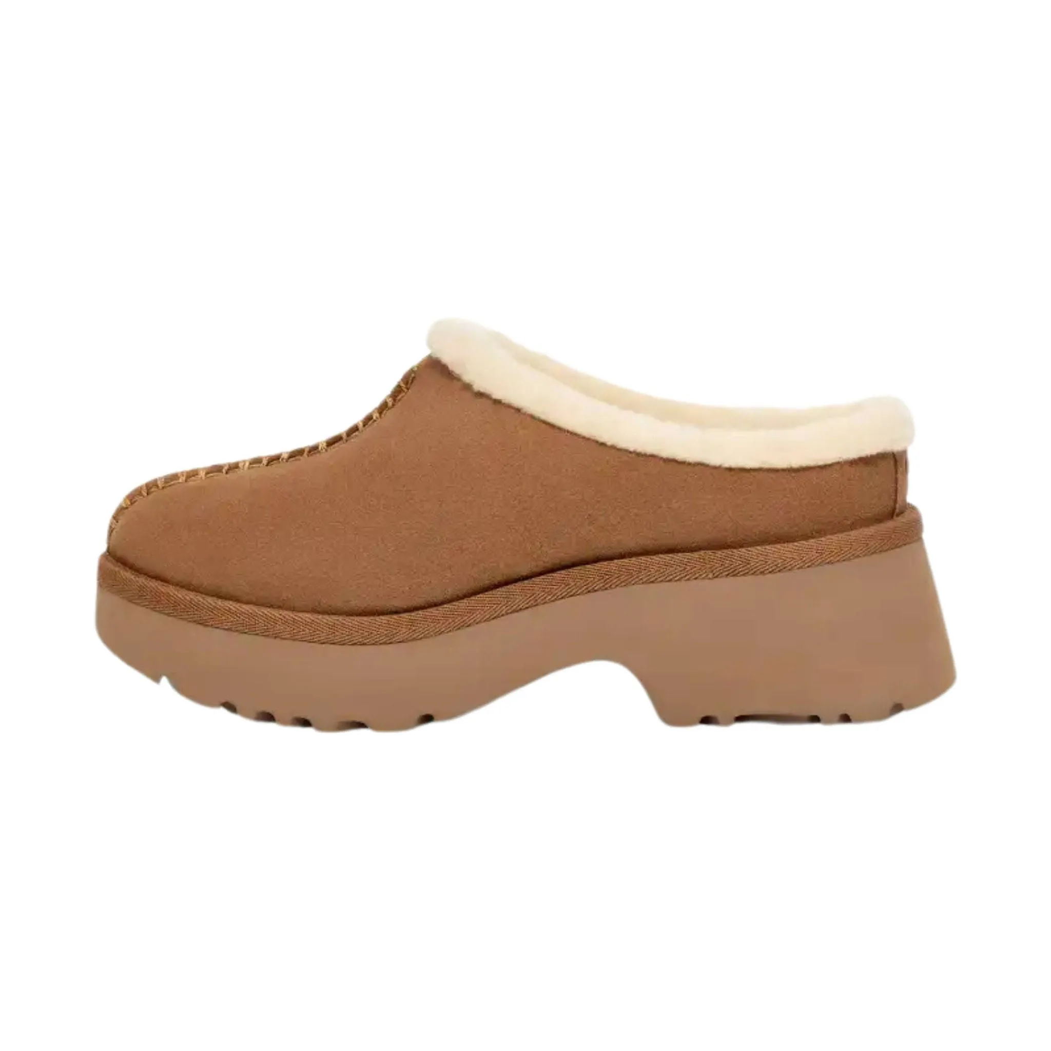 UGG Women's New Heights Cozy Clog - CHESTNUT