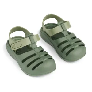 UK 3 Beau Two-Toned Green Sandals