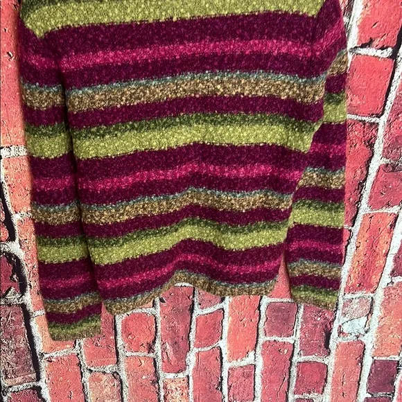 Vintage Talbots women  cardigan size Xl wool  blended Fuzzy Texture