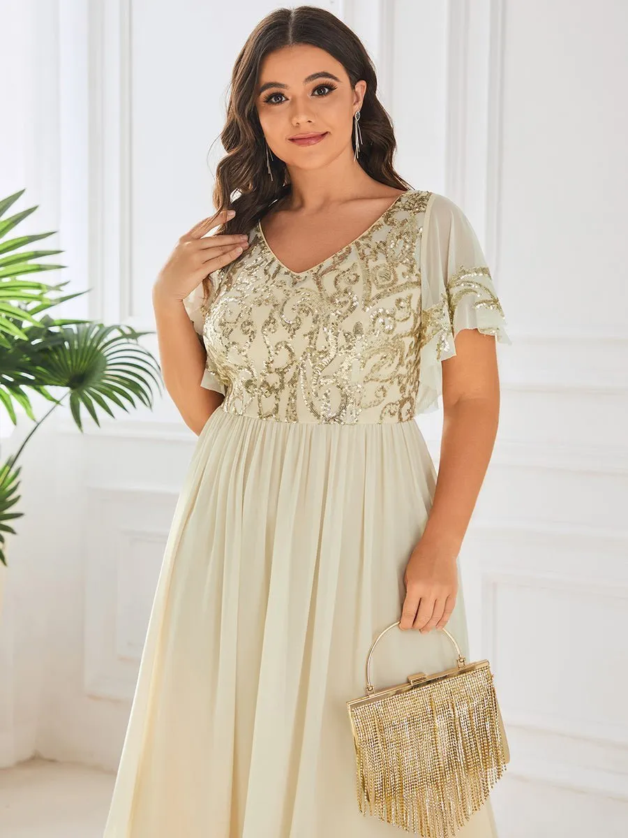 Virginia ankle length dress in light gold Express NZ wide