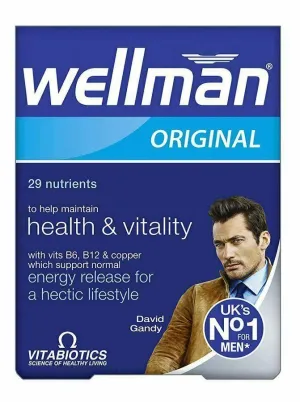 Wellman Vitamin Tablet x 30 by Vitabiotics