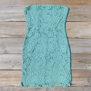 Wild Horses Lace Dress in Sage