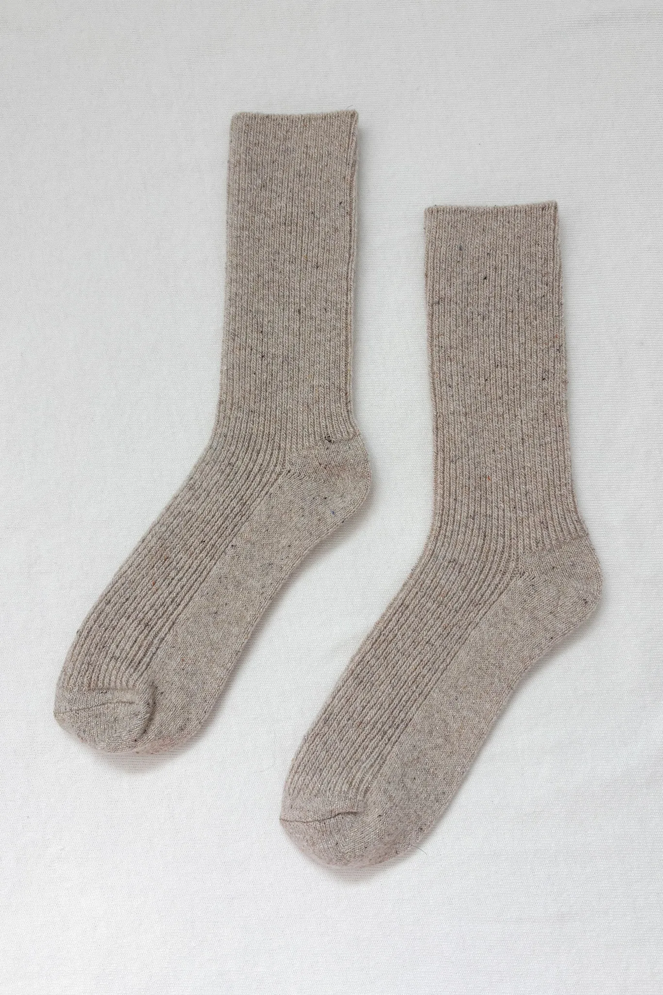 Winter Sparkle Socks - Champagne