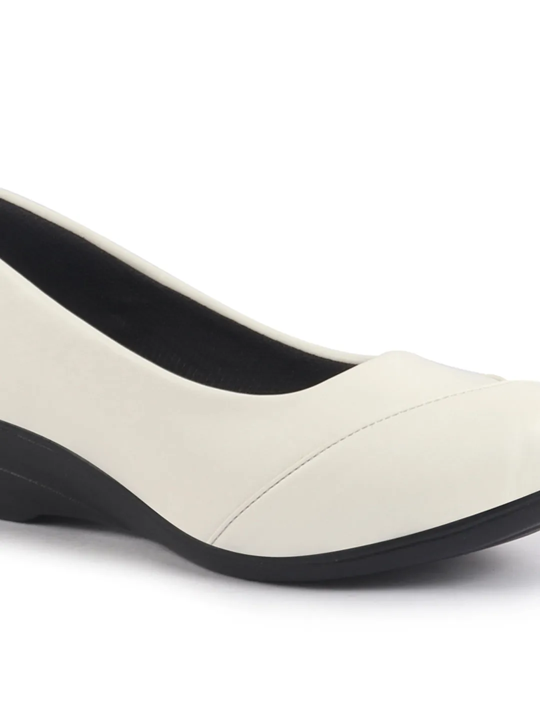 Women All Day Comfort Wedge Heel Slip On Ballerina Shoes Elegant Work Flats Office Formal Slip On Shoes