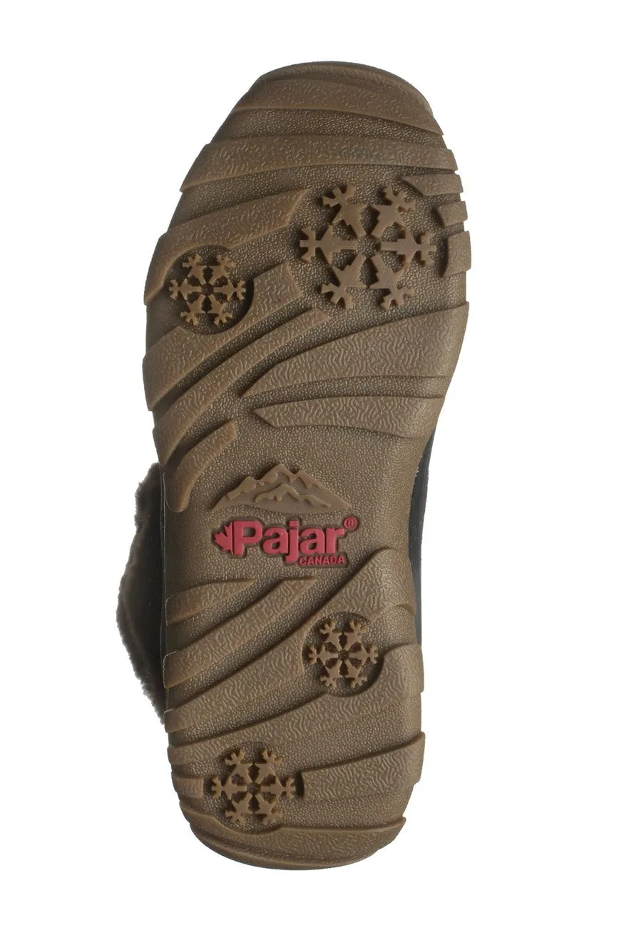 Women's Pajar Abbie Genuine Sheepskin Lined Waterproof Boot, Dark Brown, Sz 6-6.5! Retails $231 