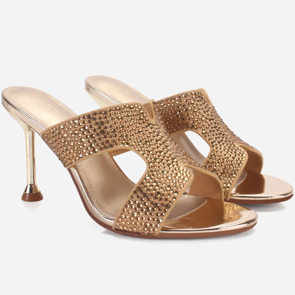 Women's "AMEERA" Open Toe Decorated Wedding Sandals