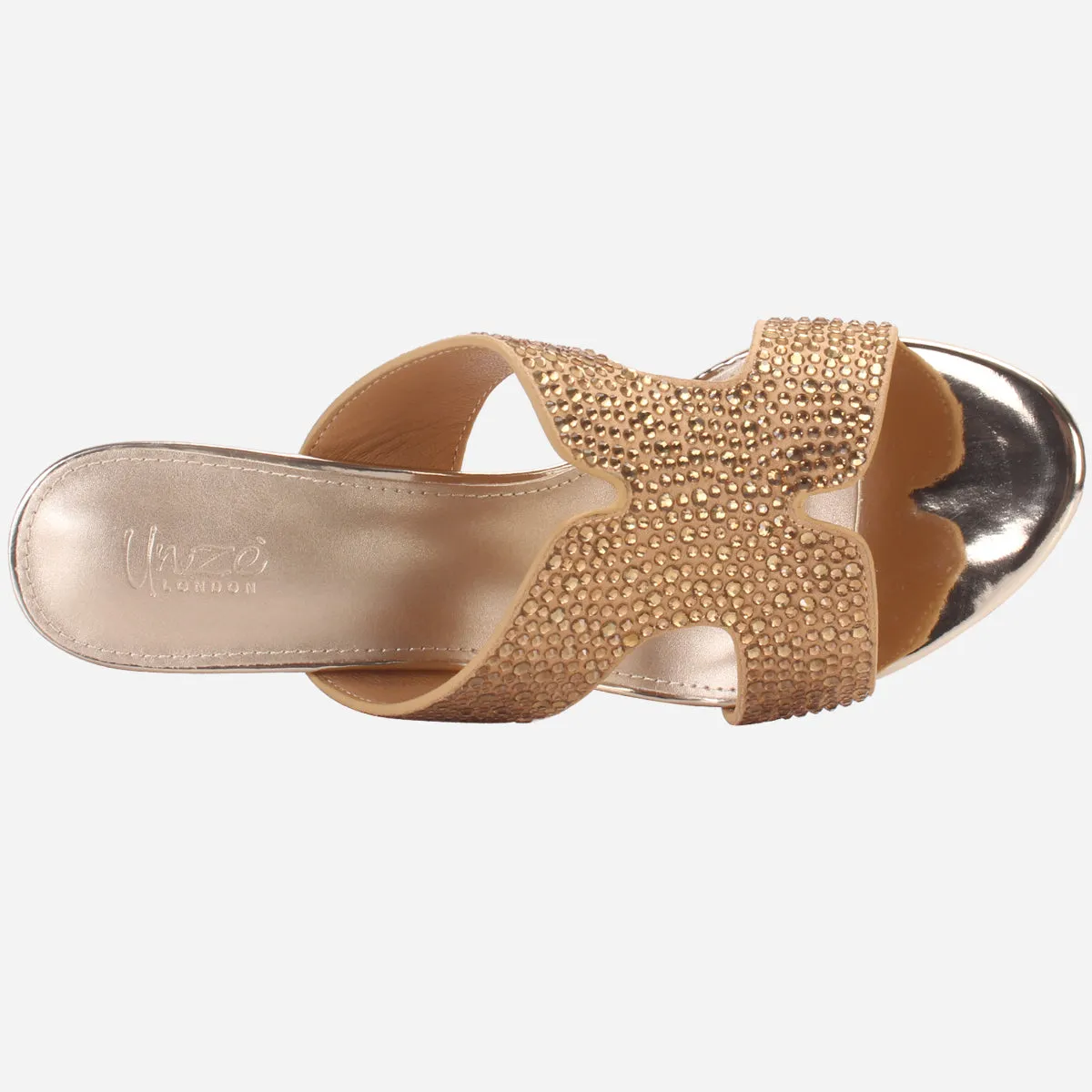 Women's "AMEERA" Open Toe Decorated Wedding Sandals