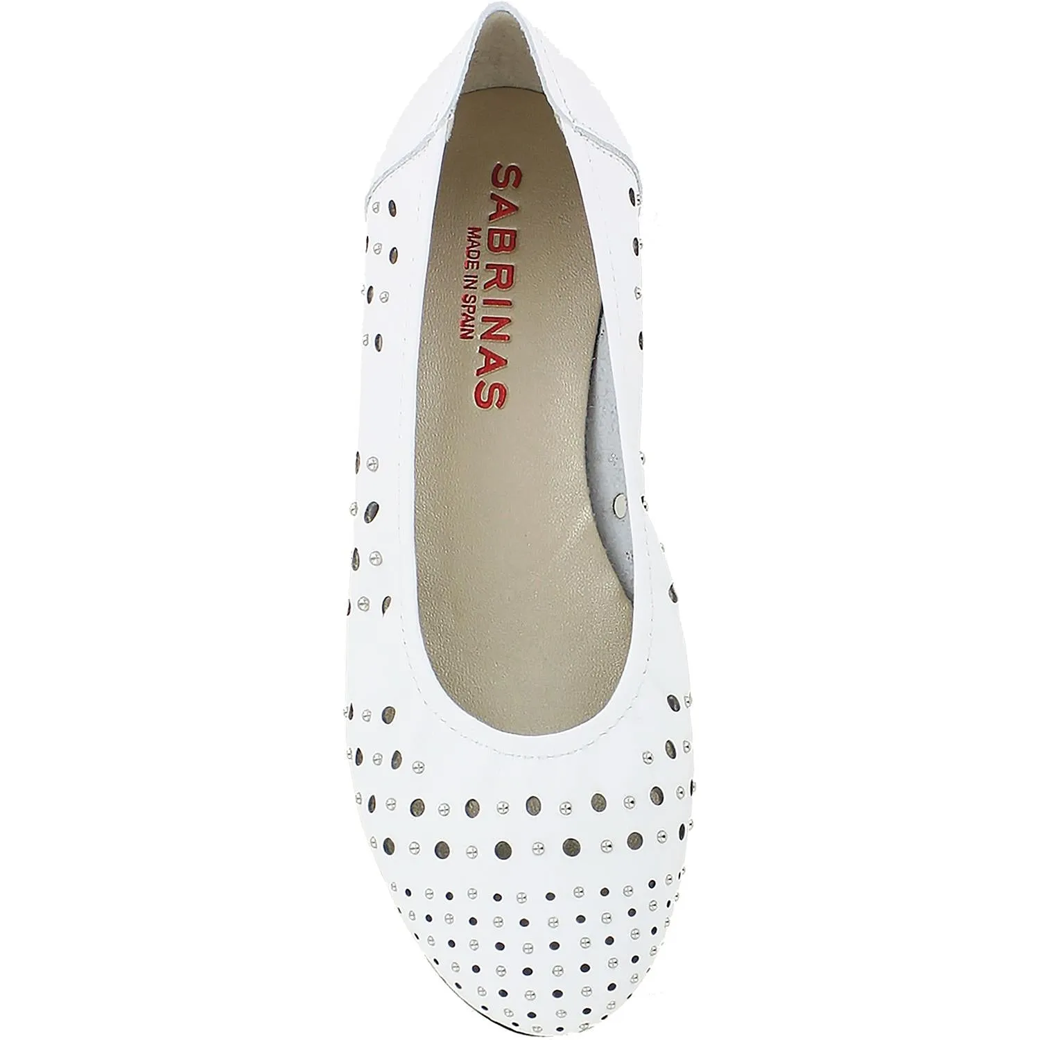 Women's Sabrinas London 41102 White Leather