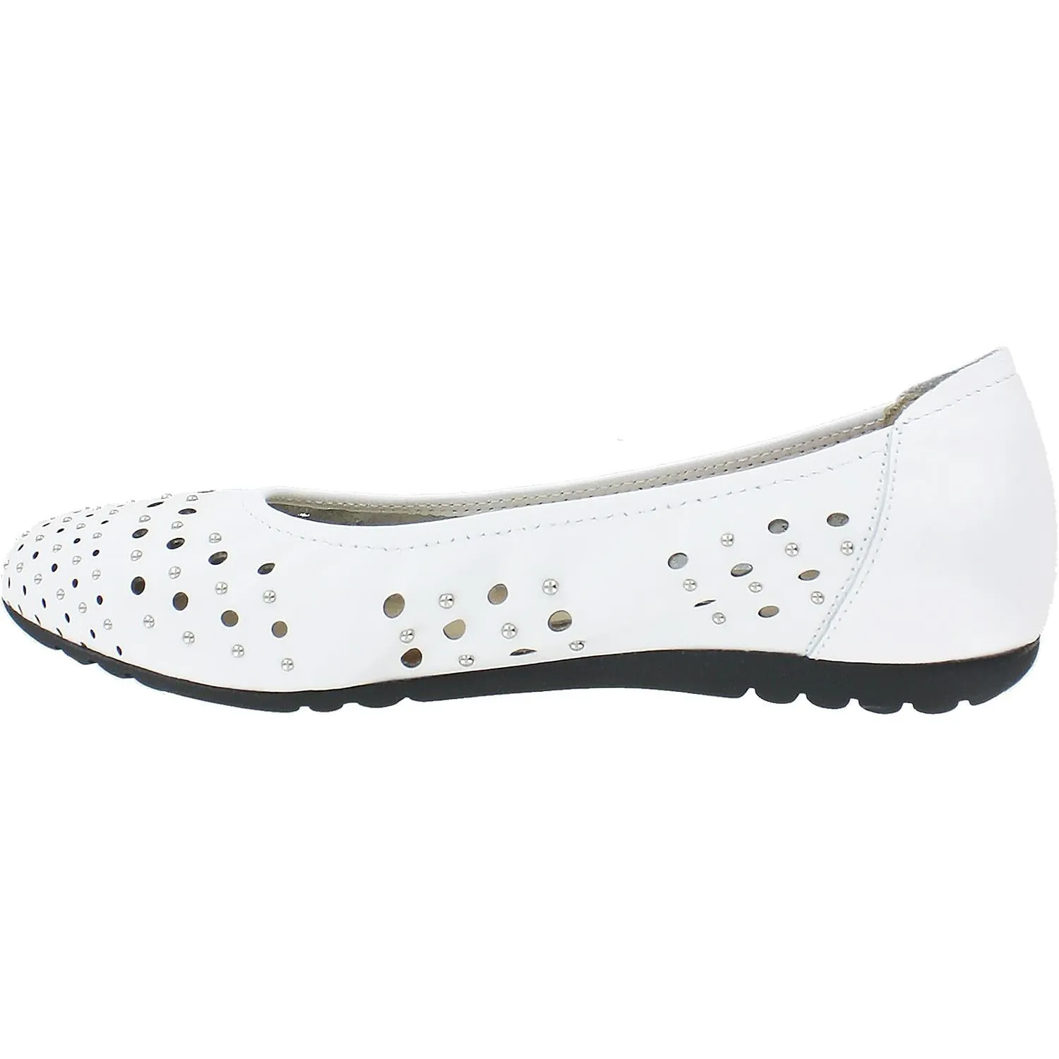 Women's Sabrinas London 41102 White Leather