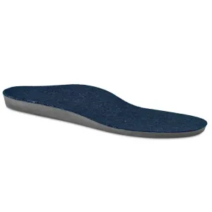 Wool Unisex Footbeds for Slippers in Navy