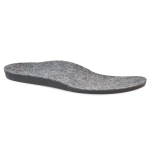 Wool Unisex Footbeds for Slippers in Slate