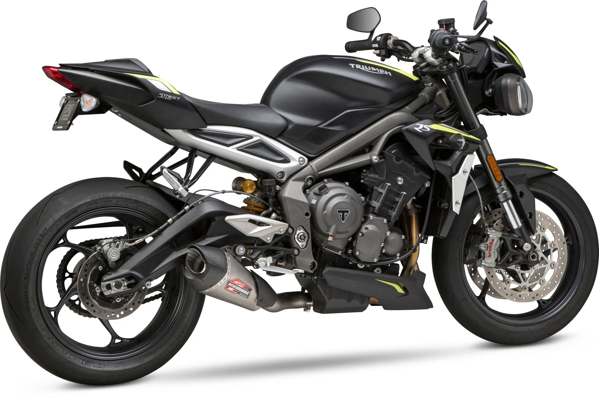 YOSHIMURA 19680BP521 AT2 Slip-On Exhaust